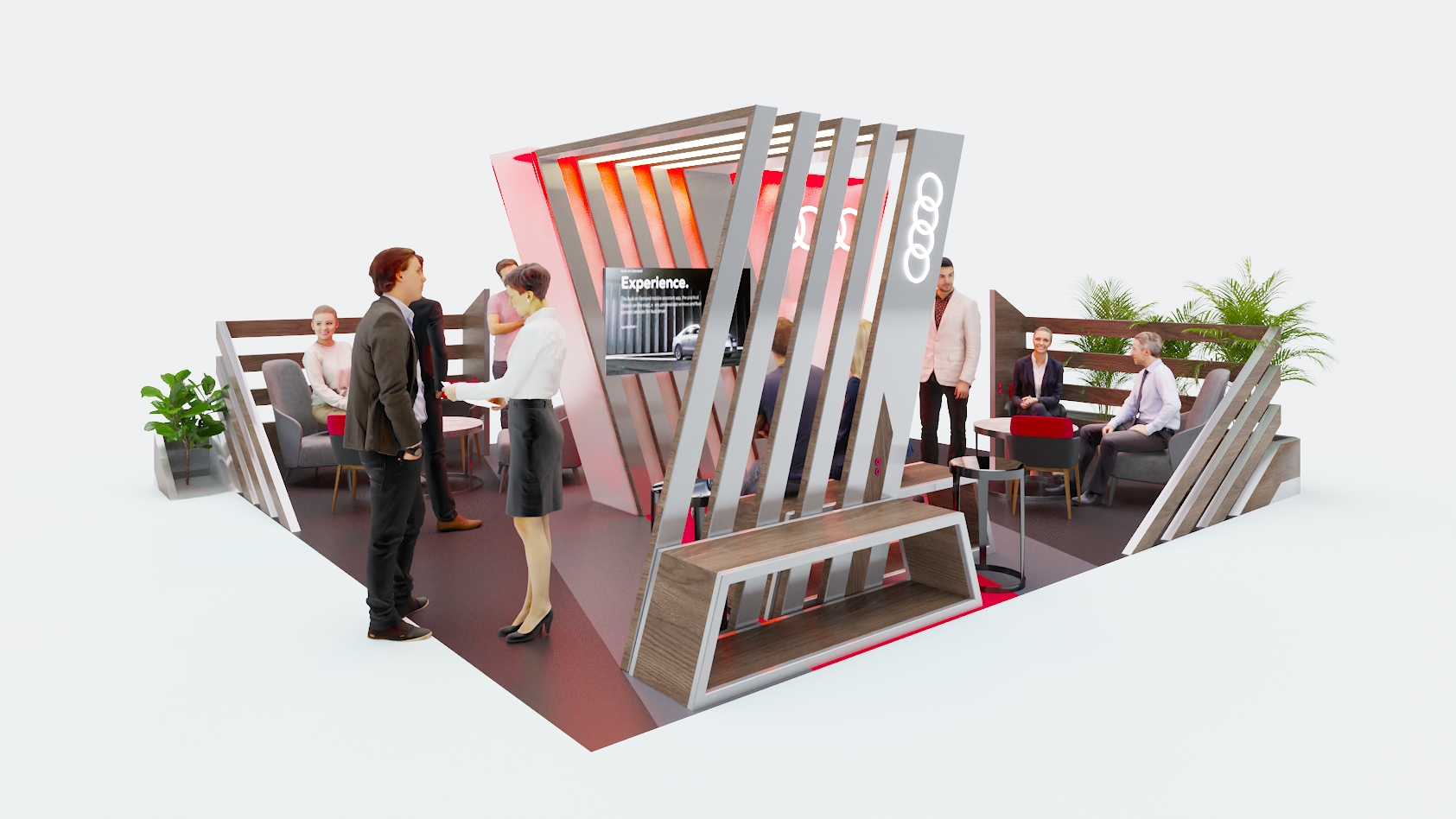 奥迪休息区概念 2丨俄罗斯莫斯科丨3D MDSDSGN-4