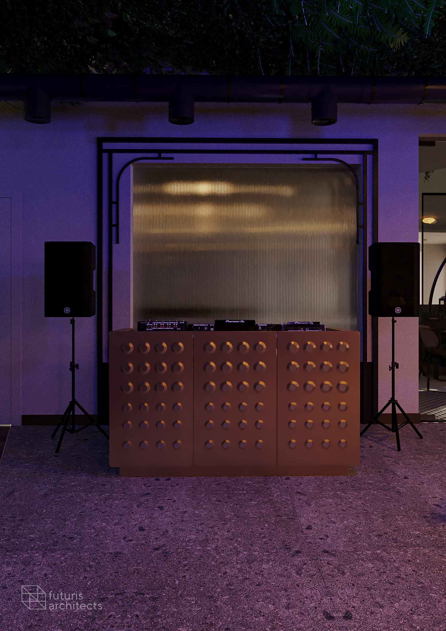 水烟吧丨美国洛杉矶丨Futuris Architects-22