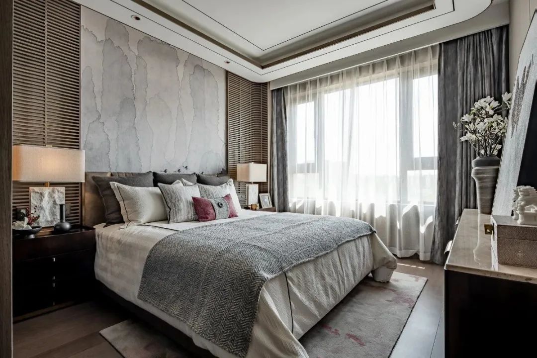 银川万科翡翠公园上叠别墅样板间——现代中式风格演绎-18