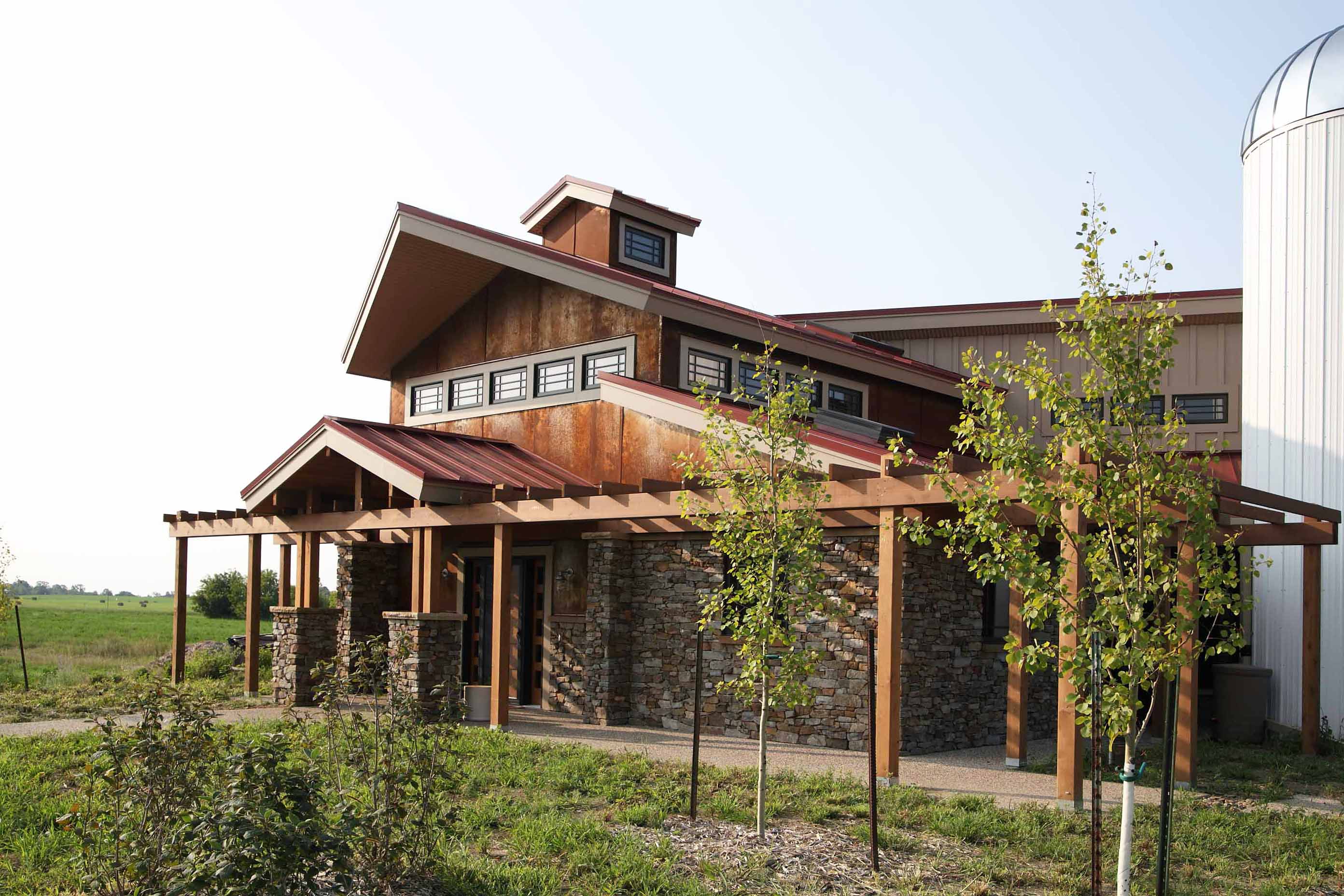 明尼苏达州北部现代农场风格退休宅-7