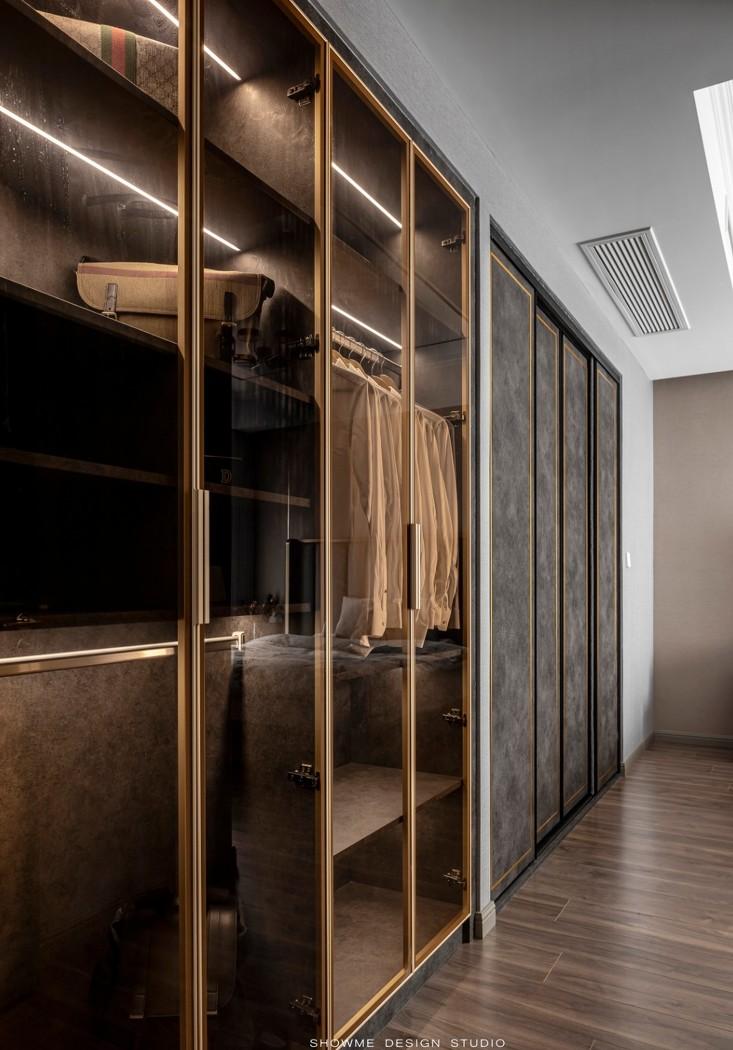 内江十亩现代混搭风家居设计，低调奢华空间融入自然光线-28