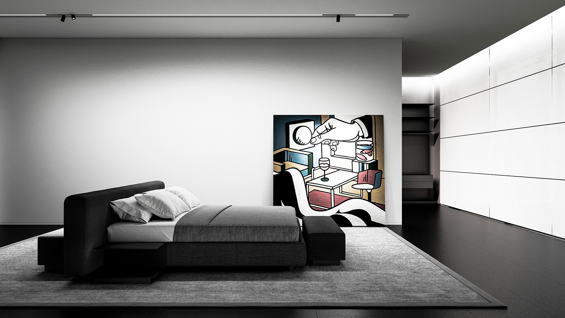 莫斯科黑白写意别墅  |  Oleg Kim作品-8