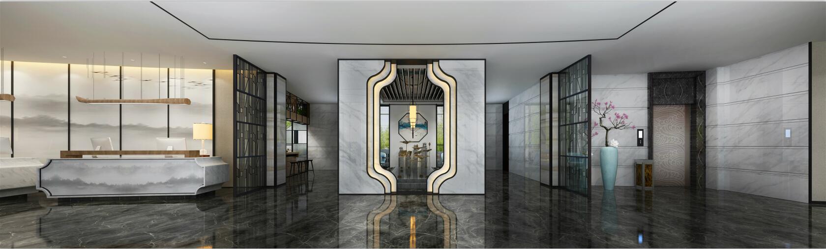 赣南师范大学国际交流中心改造设计：一场关于线构成与山川带来的空灵意境视觉盛宴-22