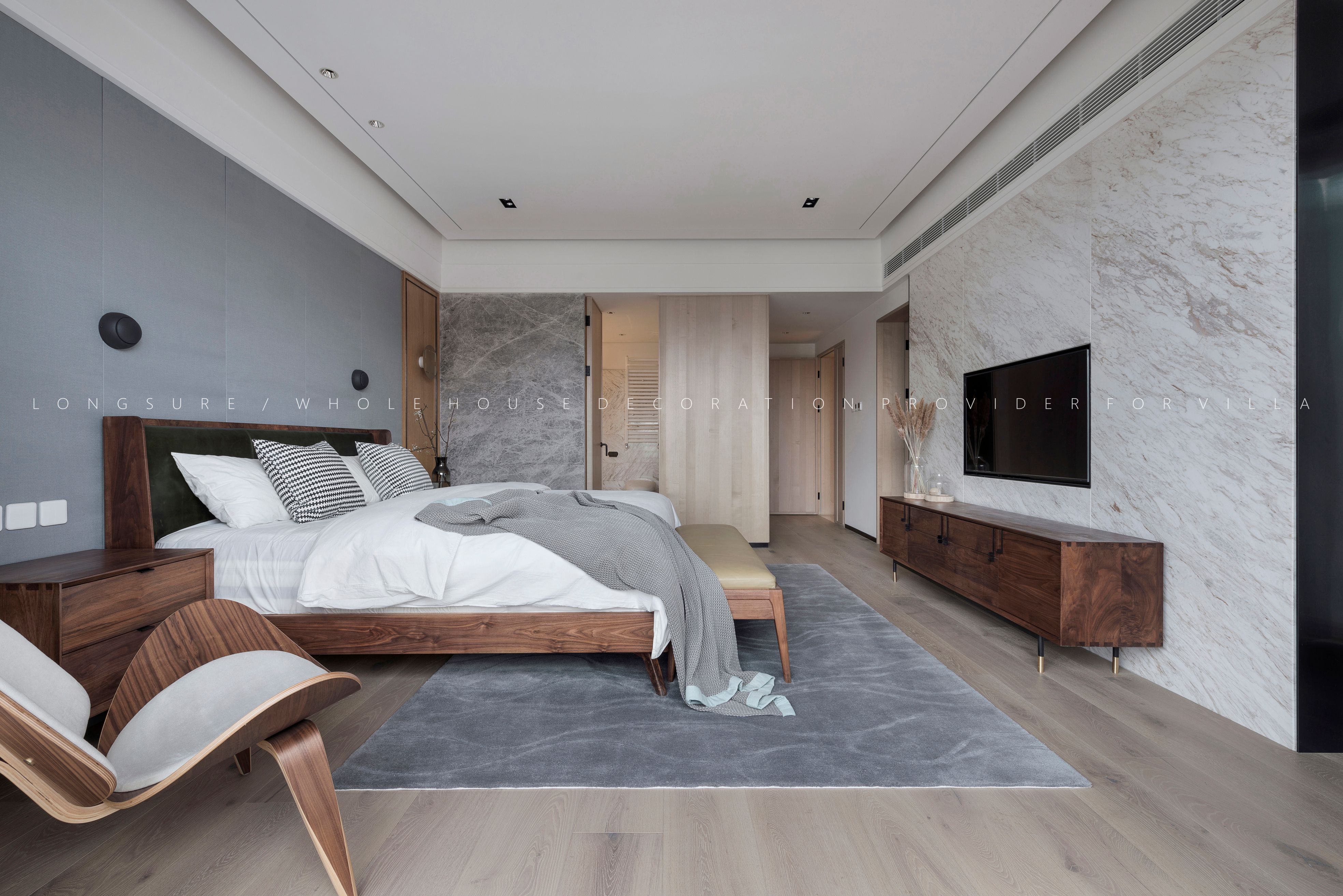 成都朗墅豪宅定制 | 实木整装的艺术-58