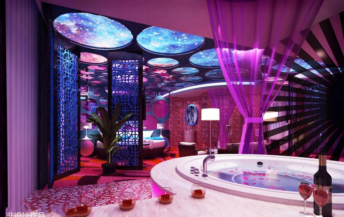 湖北十堰浪漫定制主题酒店设计-4