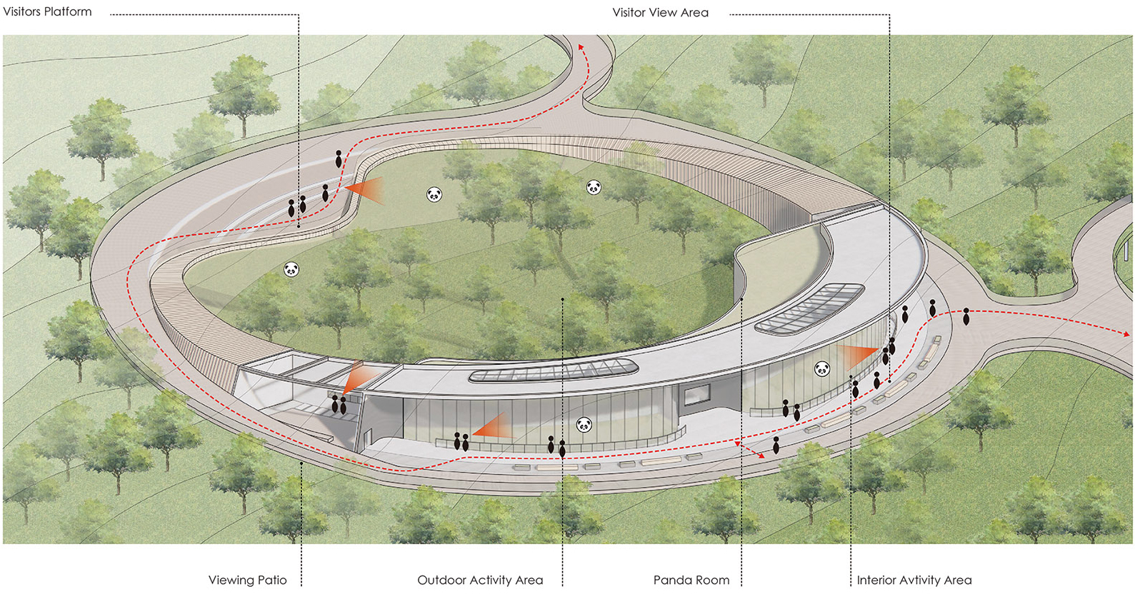 成都熊猫新舍丨中国成都丨EID Arch姜平工作室-54