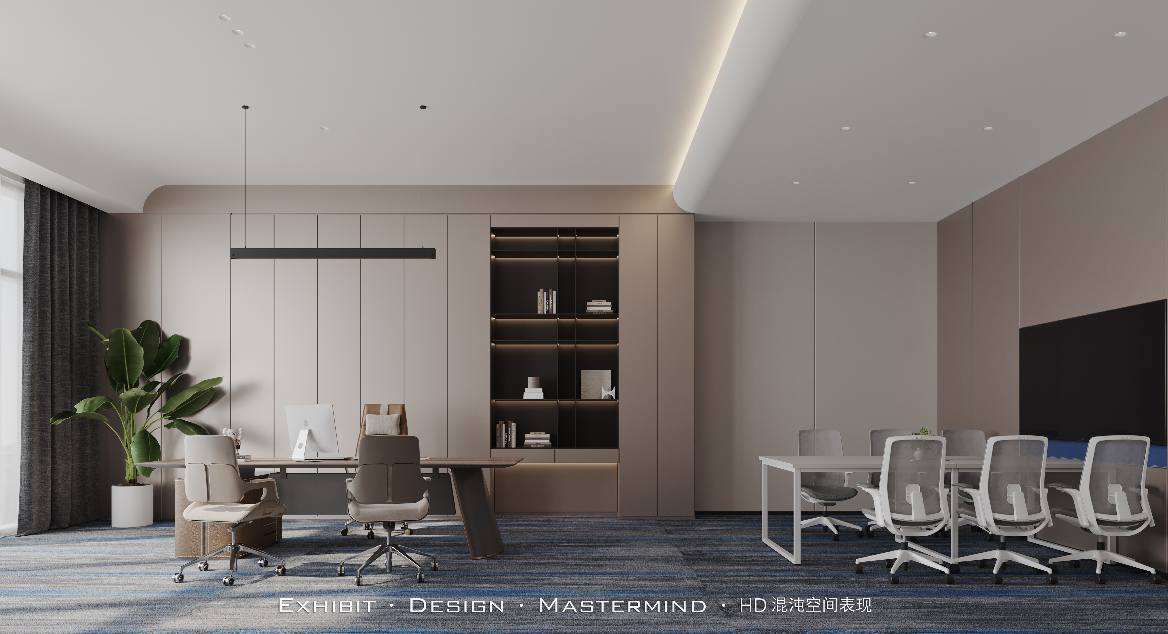 现代  工装 办公空间  X 混沌空间表现-4