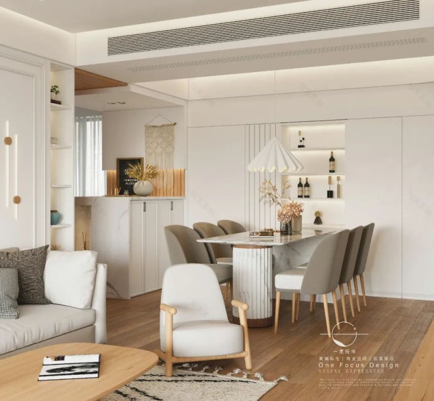 深圳中旅国际 123㎡法式原木风,浪漫轻盈生活-18