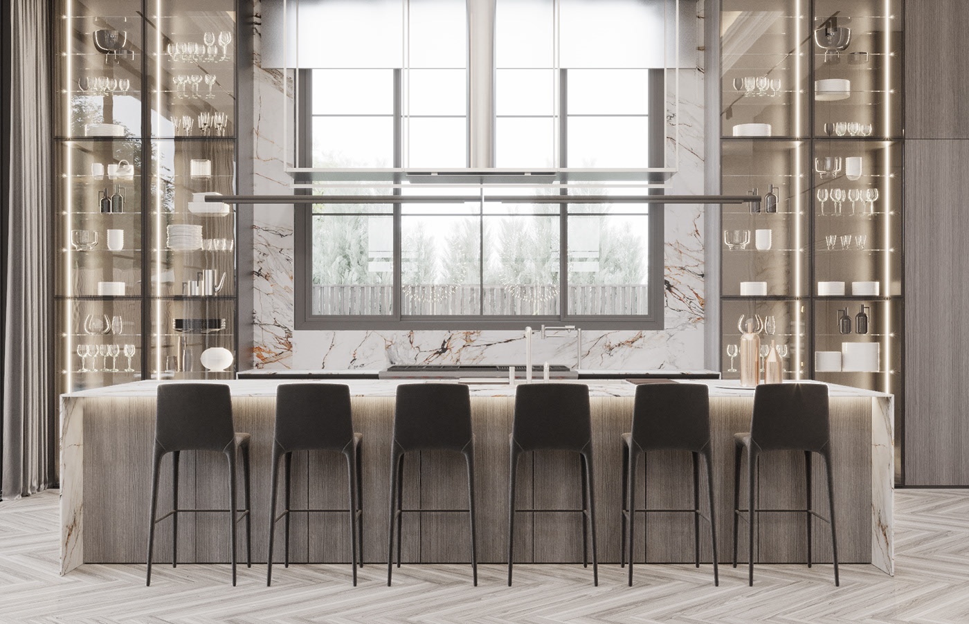 浅色系别墅设计-10