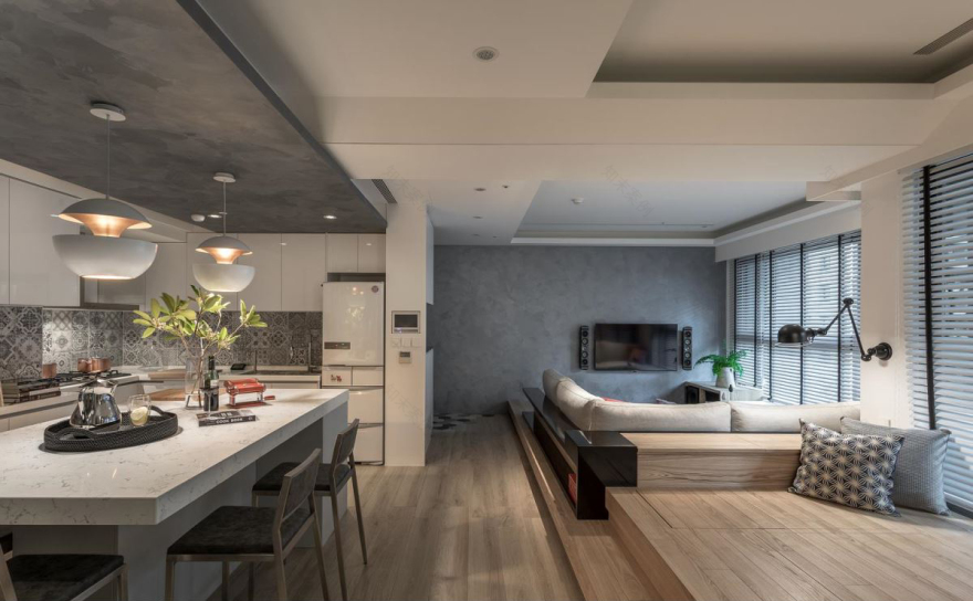 115㎡现代风格住宅 合观室内设计-14