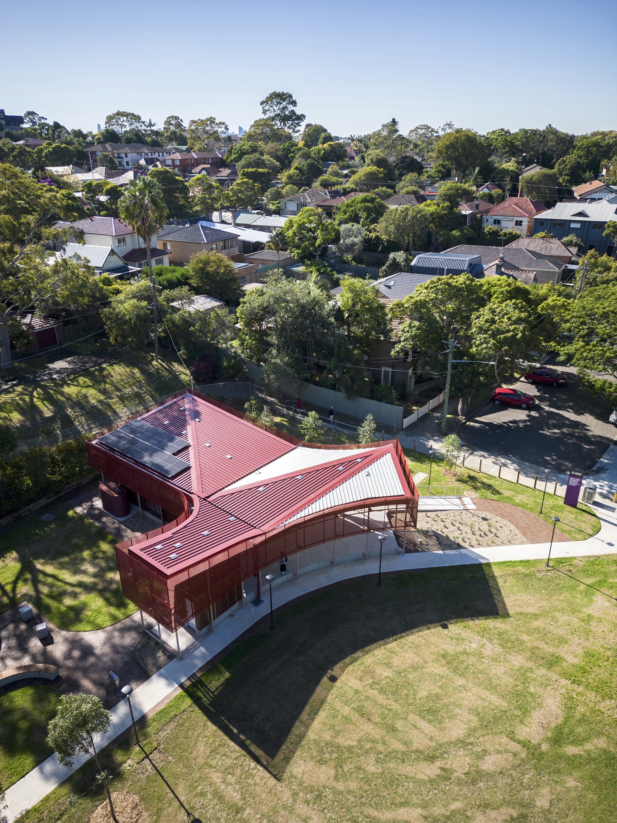 Hurlstone纪念保护区公园社区中心丨澳大利亚丨Sam Crawford Architects-33