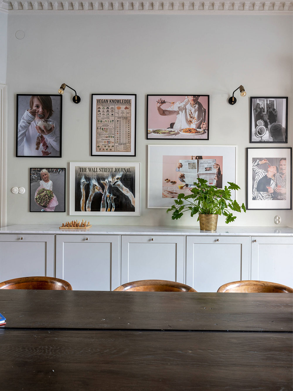 斯德哥尔摩公寓优雅图书馆设计-17