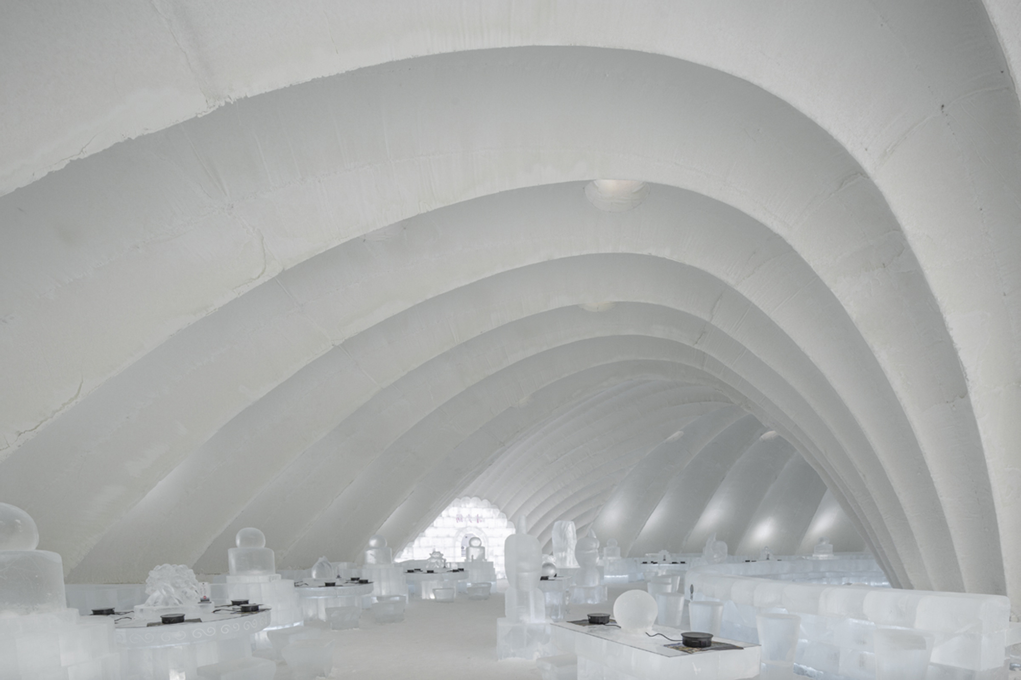 Ice Restaurant, The 21st ICE& SNOW WORLD / International Ice Snow Architecture Innovation Research Center + Architecture School, Harbin Institute of Technology-28