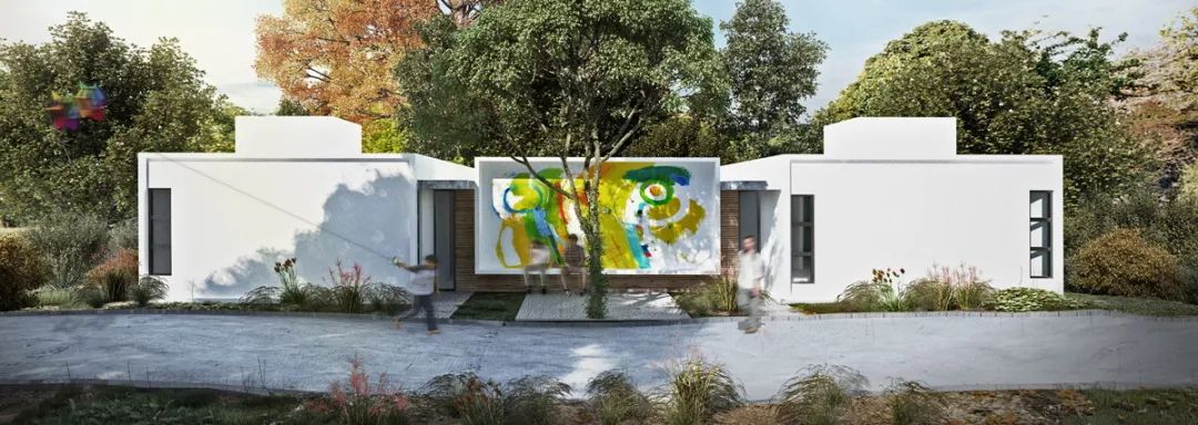 巴西乡村 60 秒住宅,模块化混凝土砌块设计-19