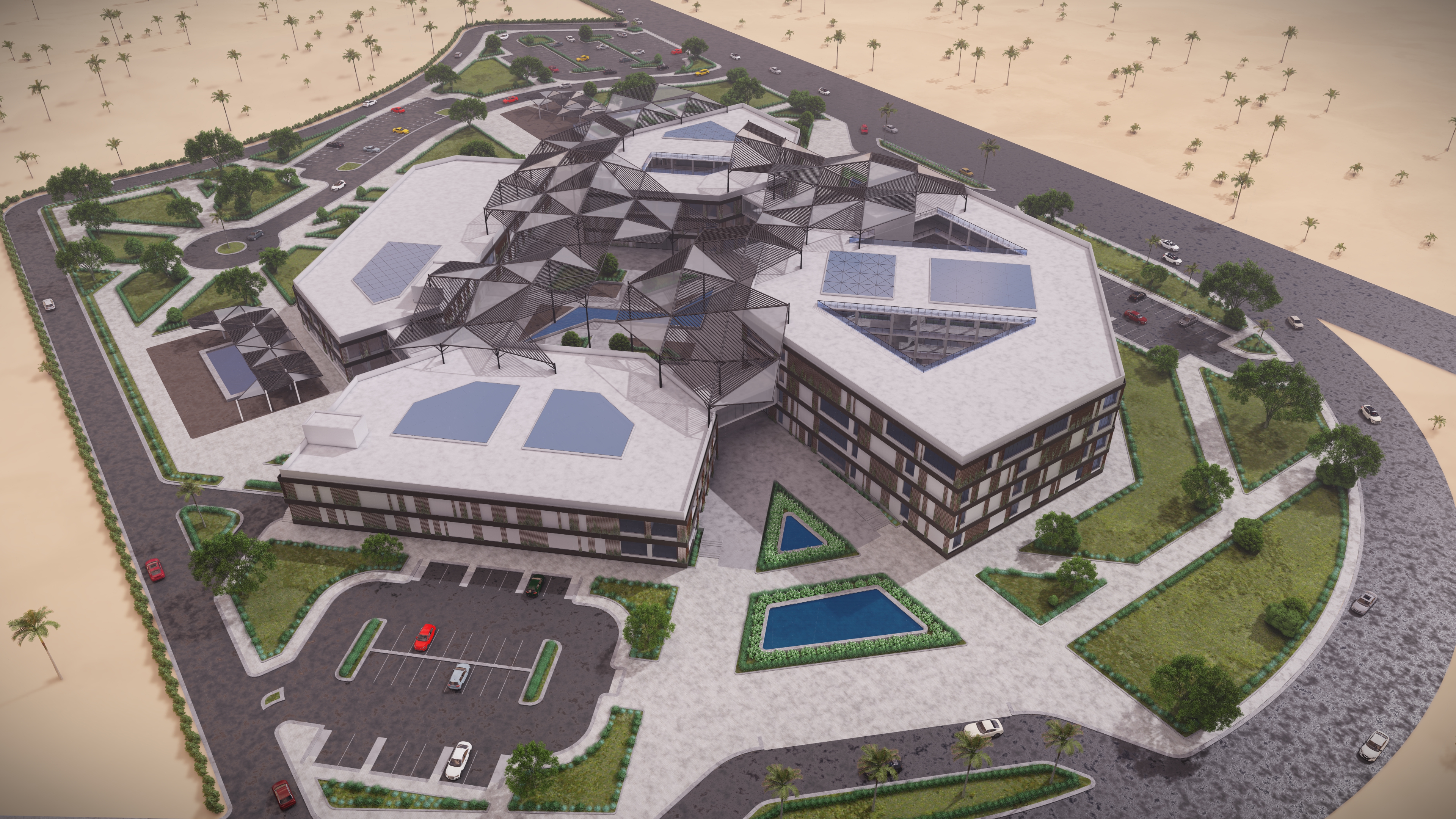 HEALING 身体残疾康复中心丨Ahram Candian大学工程学院建筑系-26