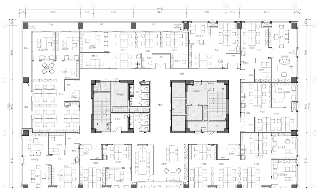红隅商务办公楼设计-17