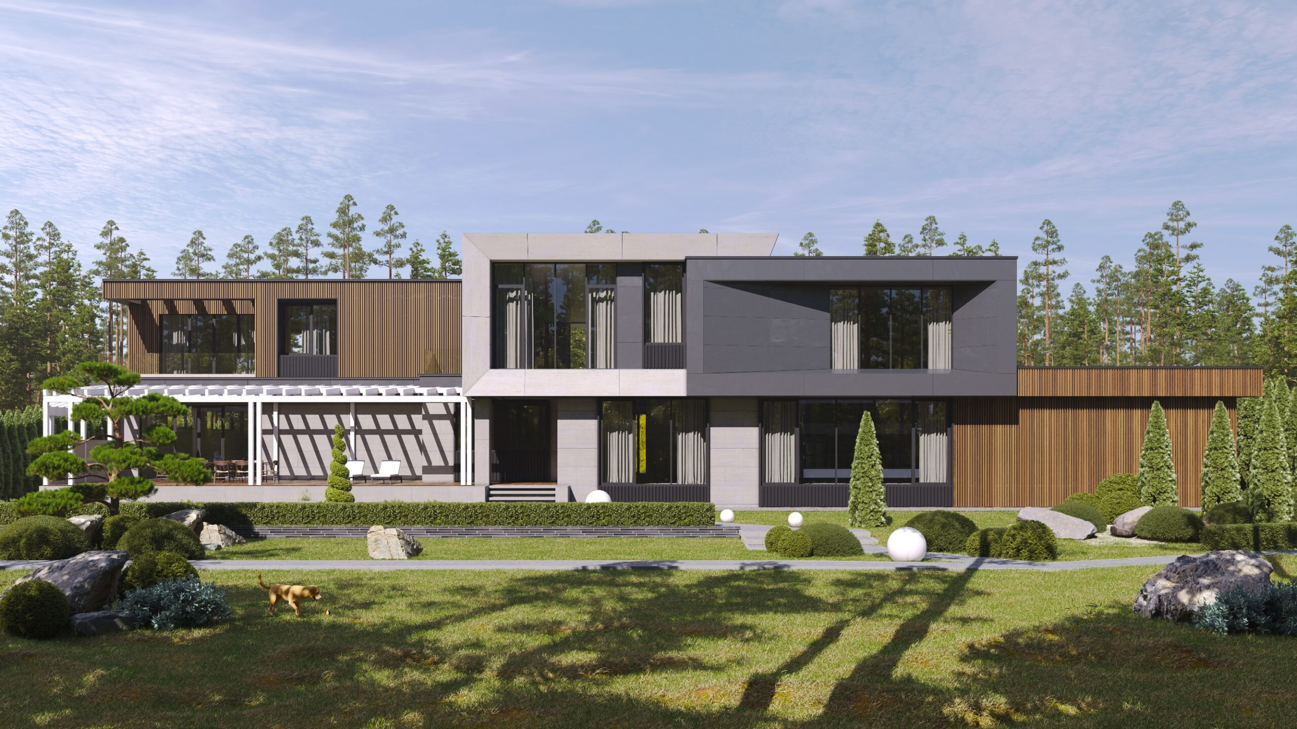 коттеджа «Миллениум» 900м²重建项目丨бюро ARXY-13