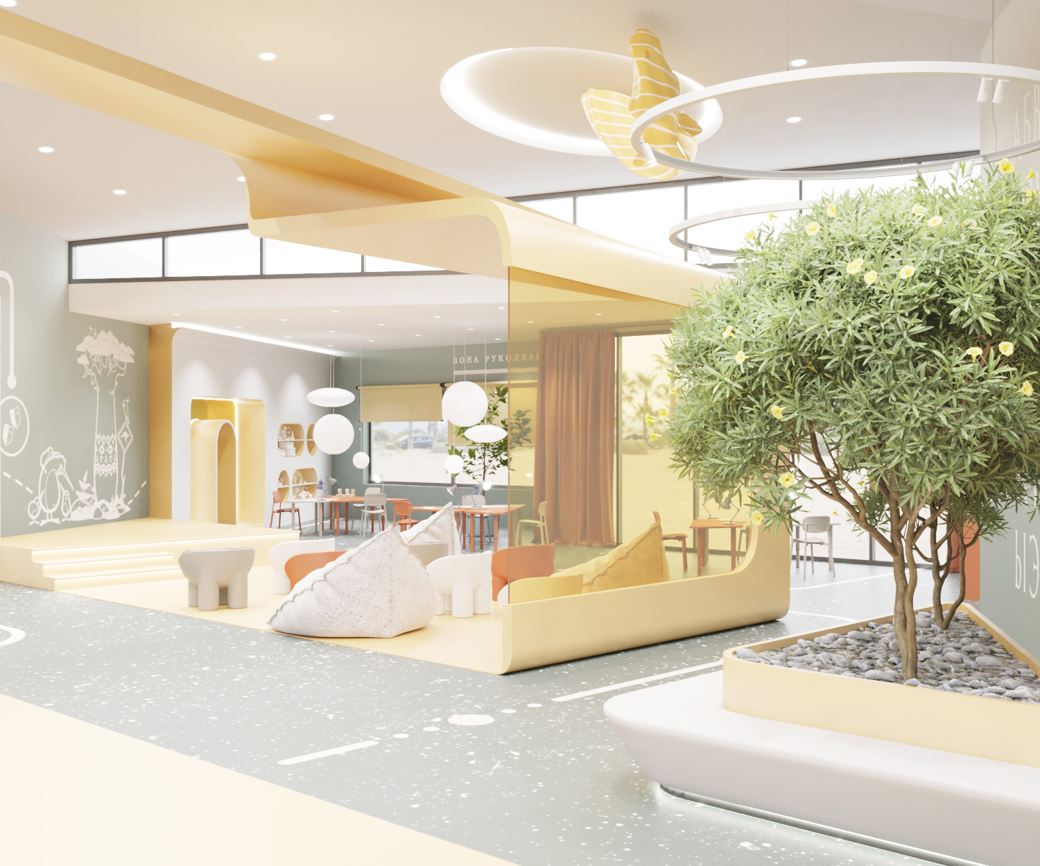 孤儿院的交流空间丨KAPITANOVA KSENIA-4