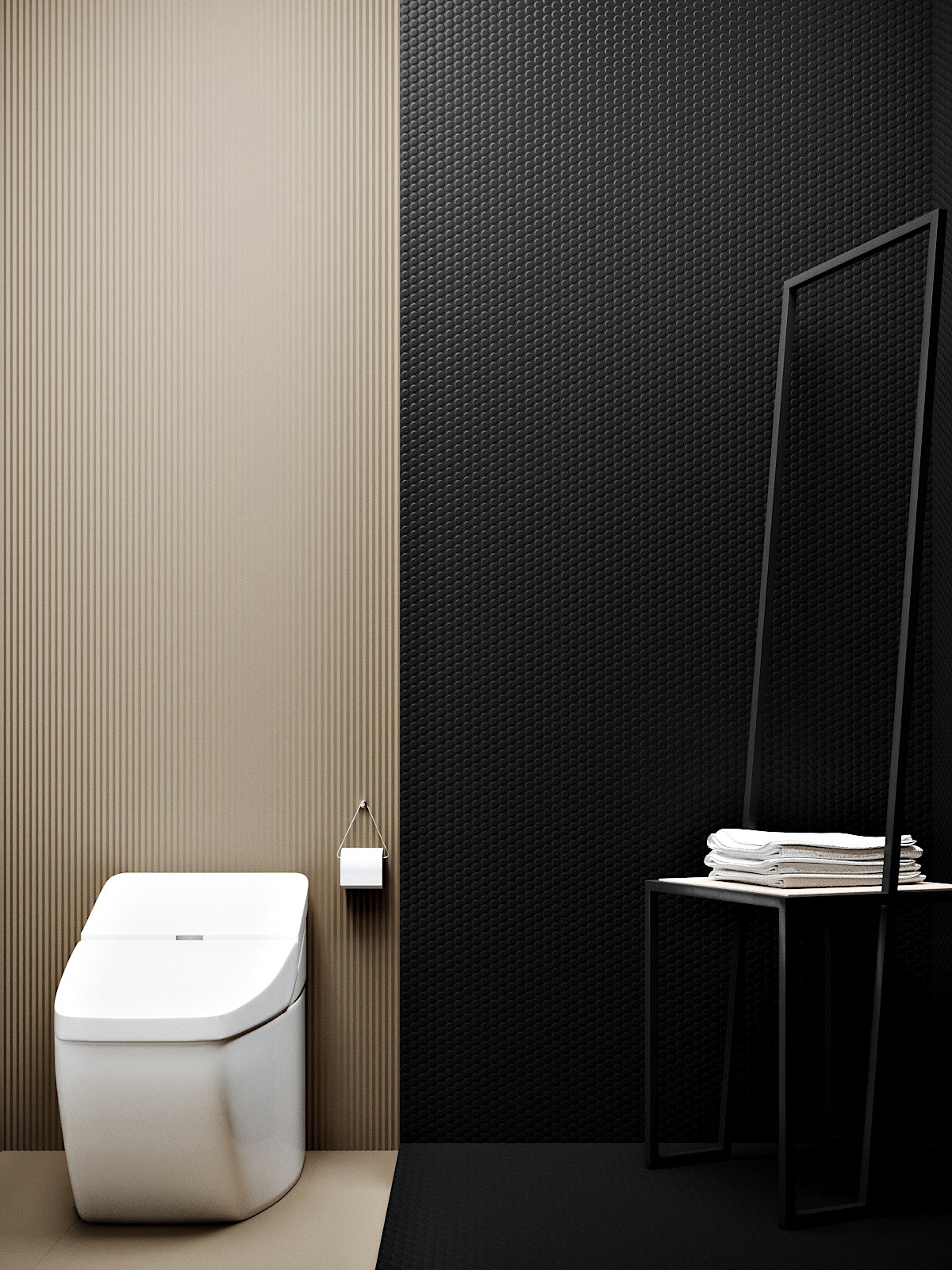 120m²现代风住宅，高级灰与木色的经典搭配-14