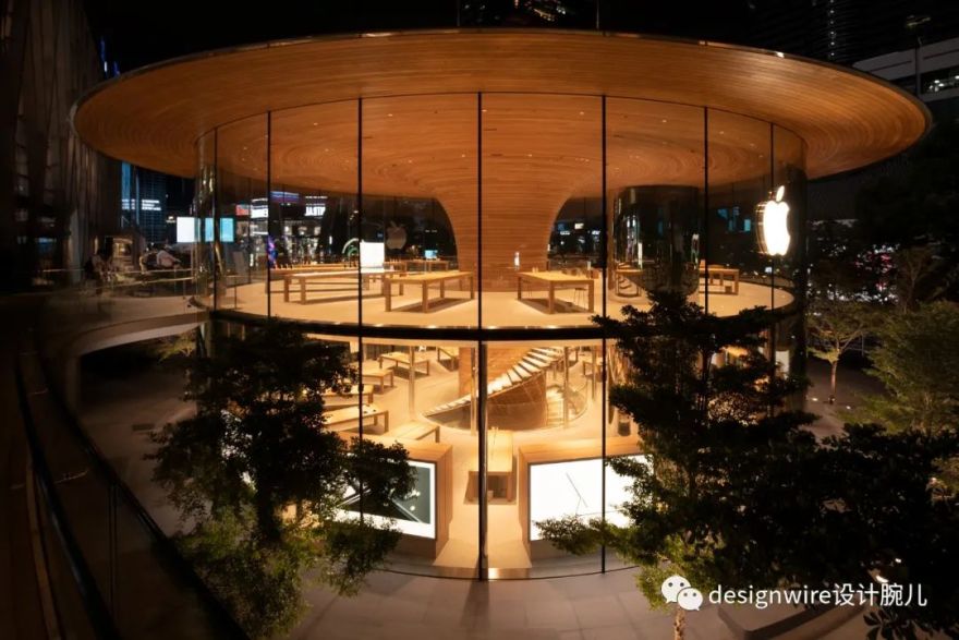 全球首个水上漂浮苹果店,创新设计诠释品牌理念-89