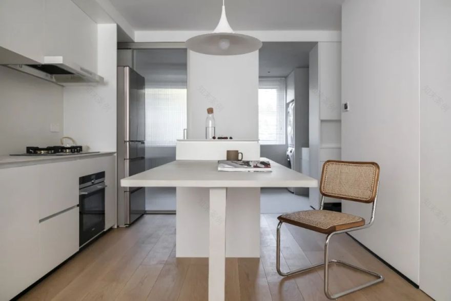 白色+原木,延续温暖的极简主义|木卡工作室-23