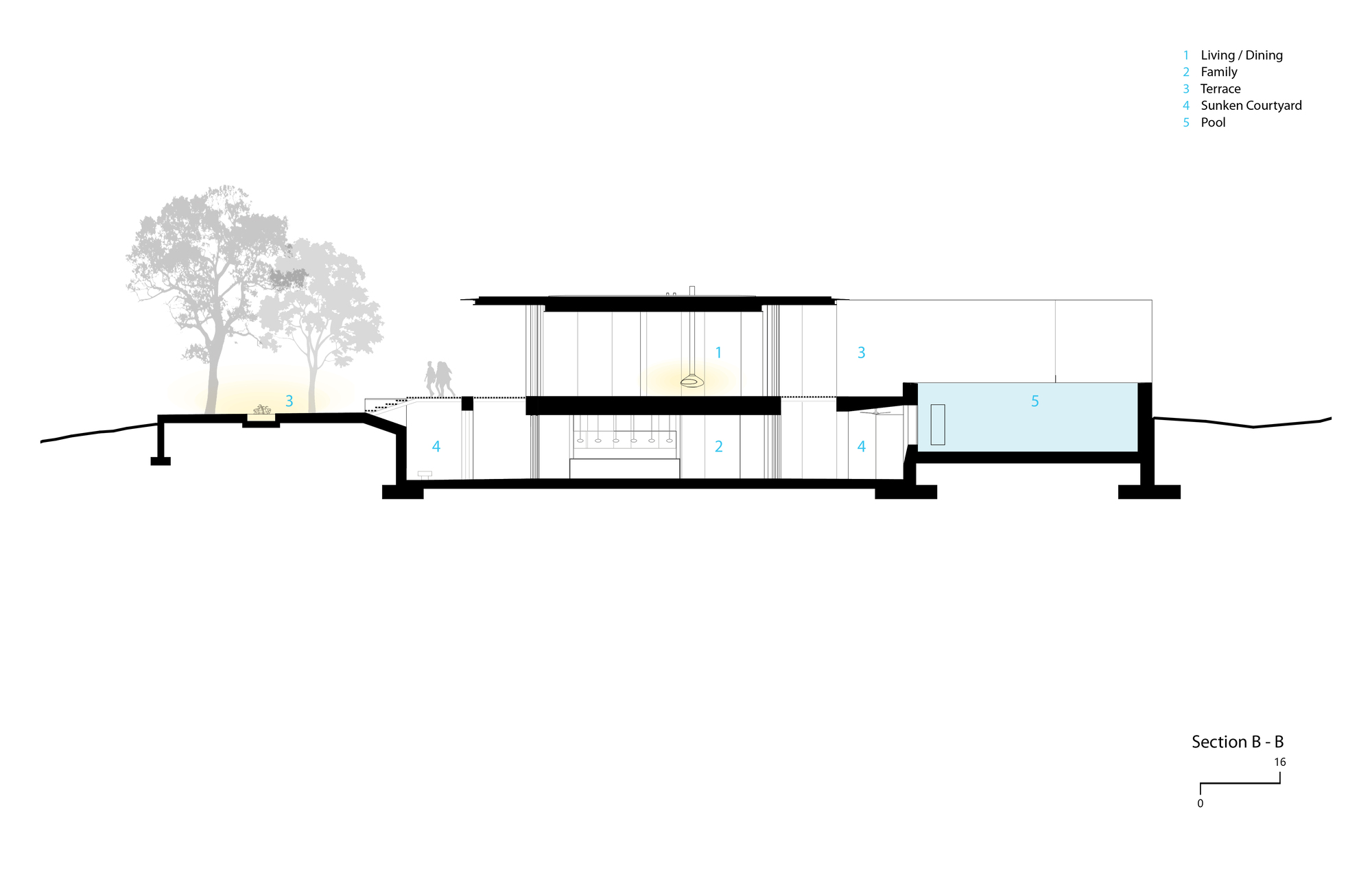 红岩屋丨美国拉斯维加斯丨Faulkner Architects-21