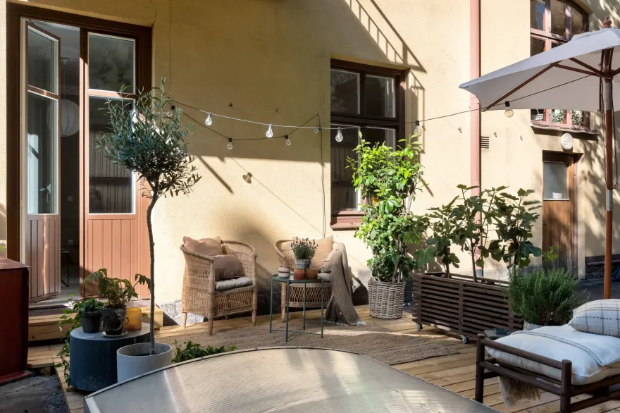 瑞典 33 平米公寓的南欧风情设计-18