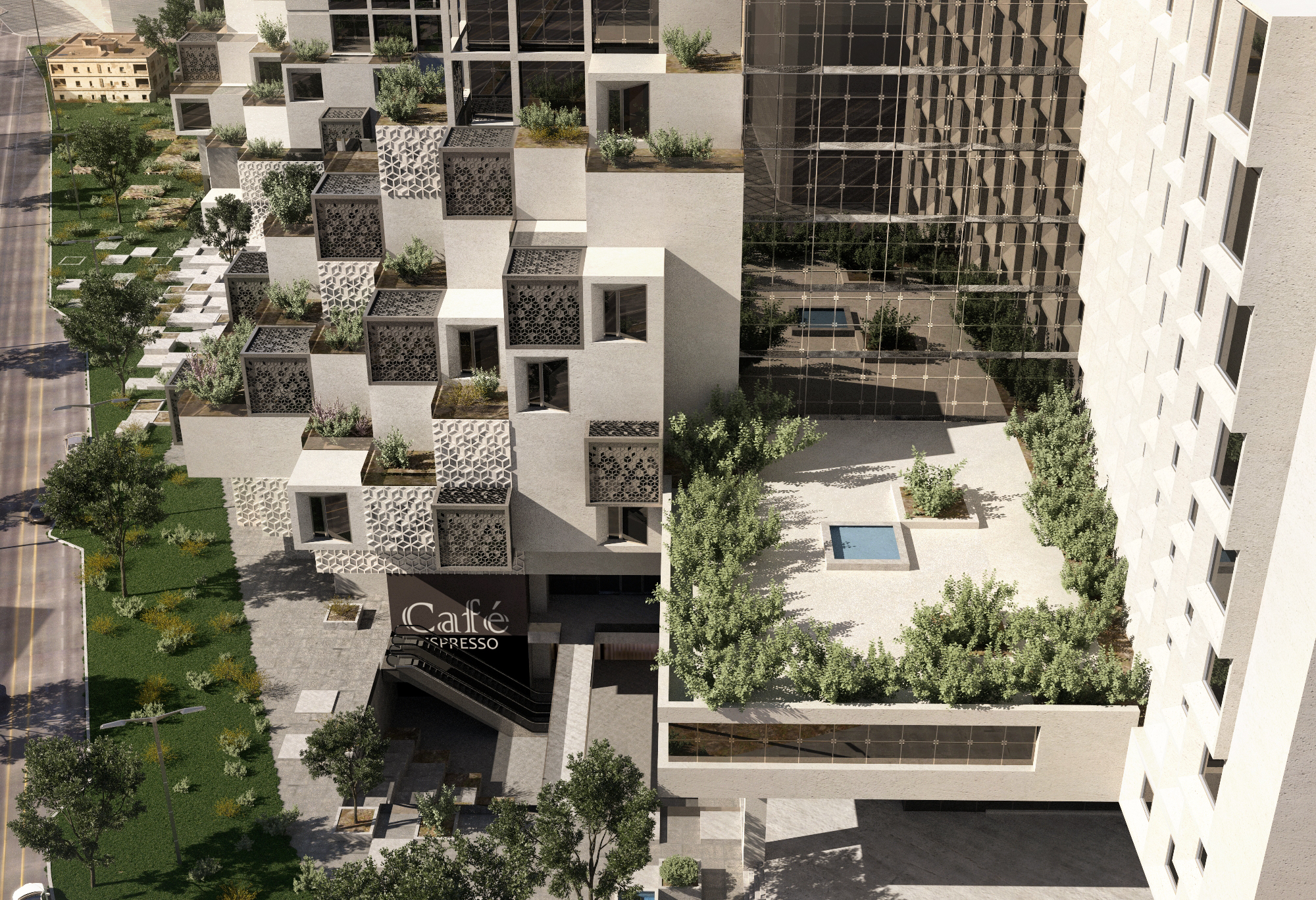 旧城新生的绿色综合体设计-21