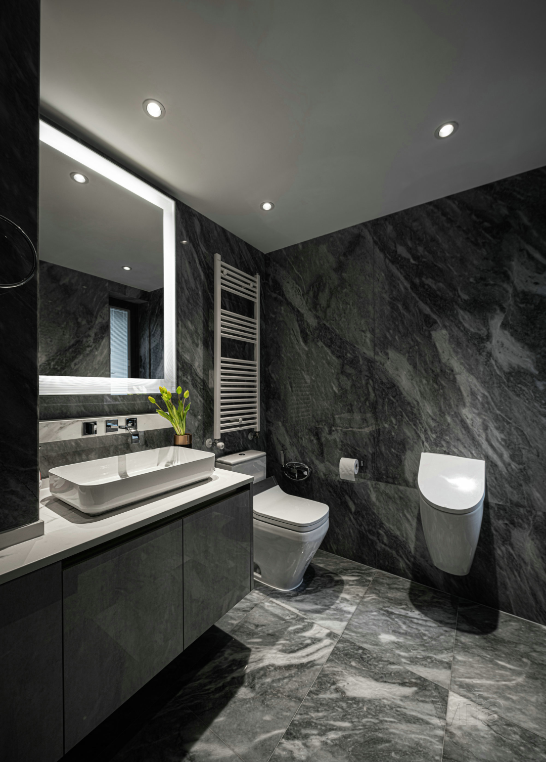 "Vifa 威法"打造精致浴室,钛金灰色调展现未来艺术感-12