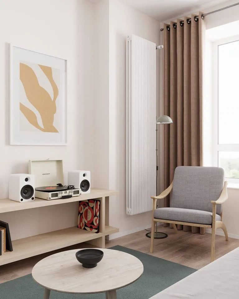 现代一室一厅 68㎡公寓丨室内设计工作室 nude-6