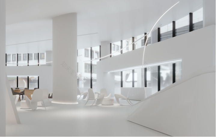 深白 · 国际单位办公楼室内设计丨象蝶设计-15