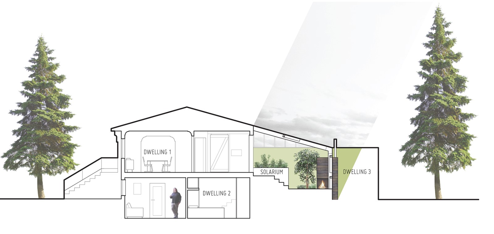 Home Away 住宅 | 共享温室里的现代生活-24