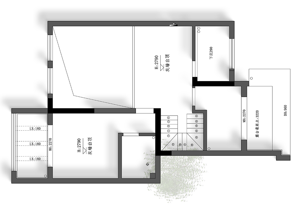 奶油风复式住宅丨中国滁州丨飞墨设计组-57