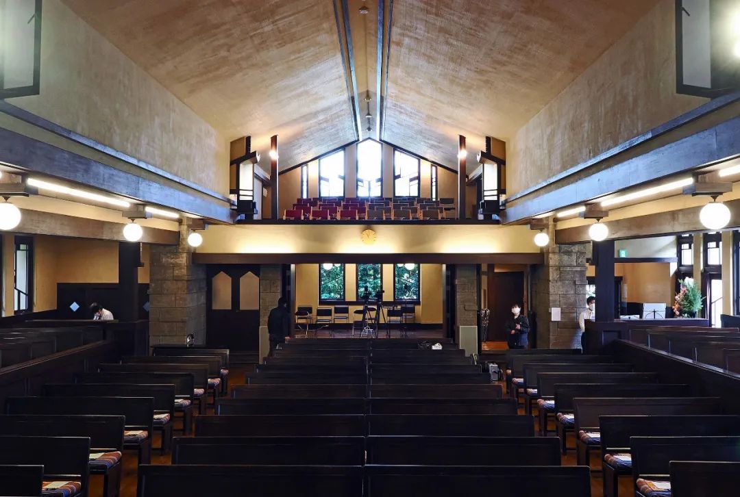 自由学园明日馆丨日本东京丨弗兰克·劳埃德·赖特,远藤新-46