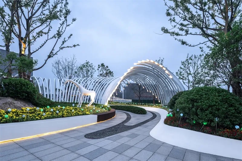 湖州碧桂园 融信 · 湖悦天境示范区景观-11
