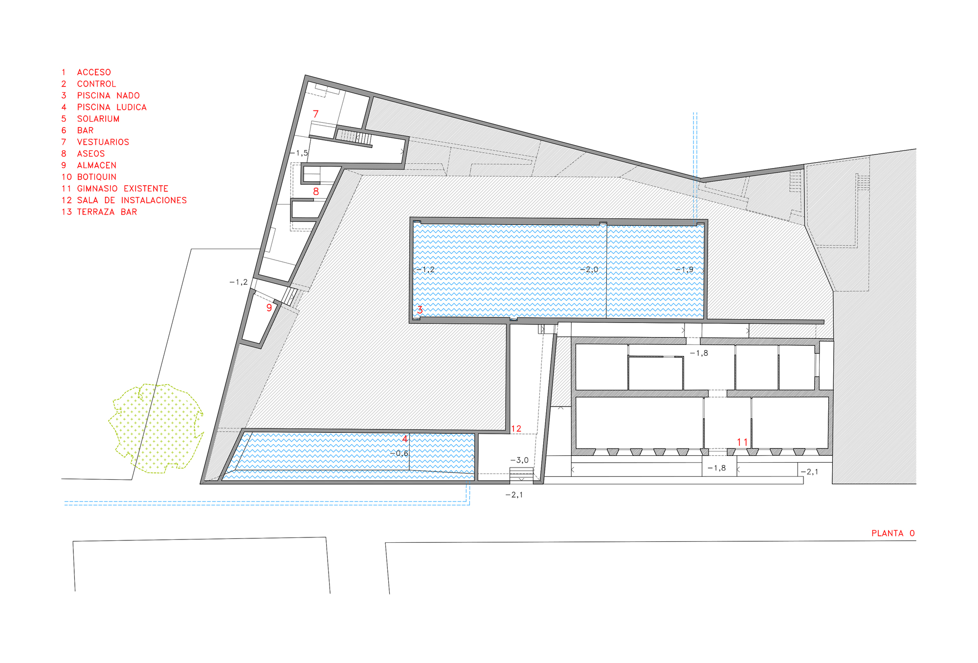 Public Pool on a Urban Artificial Valley / DJ Arquitectura-13