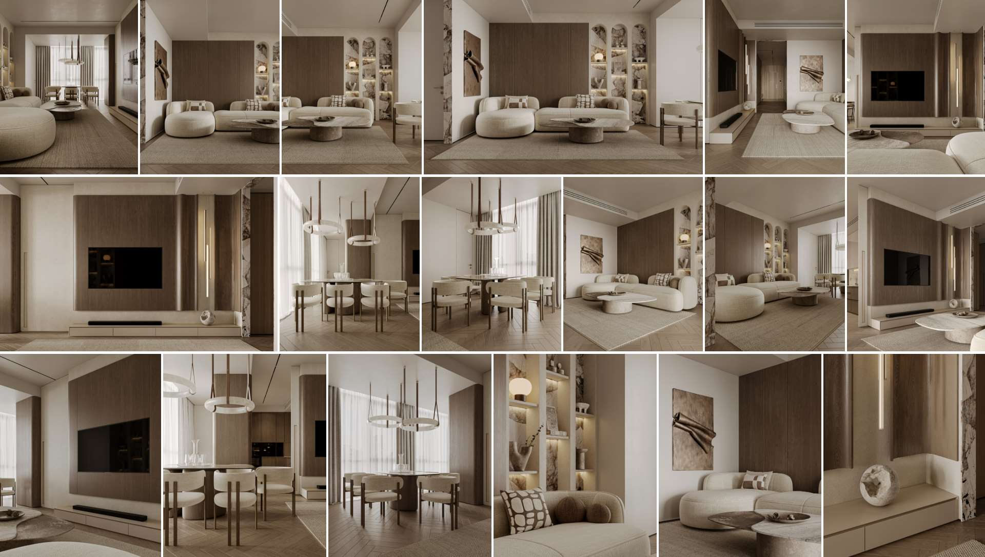 LATTE项目  客厅,餐厅及厨房丨Sher.Architects-7