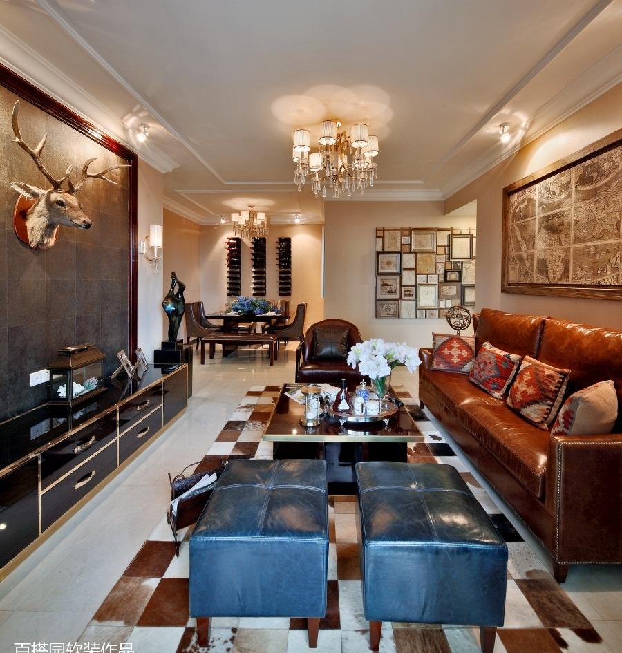 百搭园装饰丨样板间丨海口恒大外滩：航海旅行 设计为生活代言-1