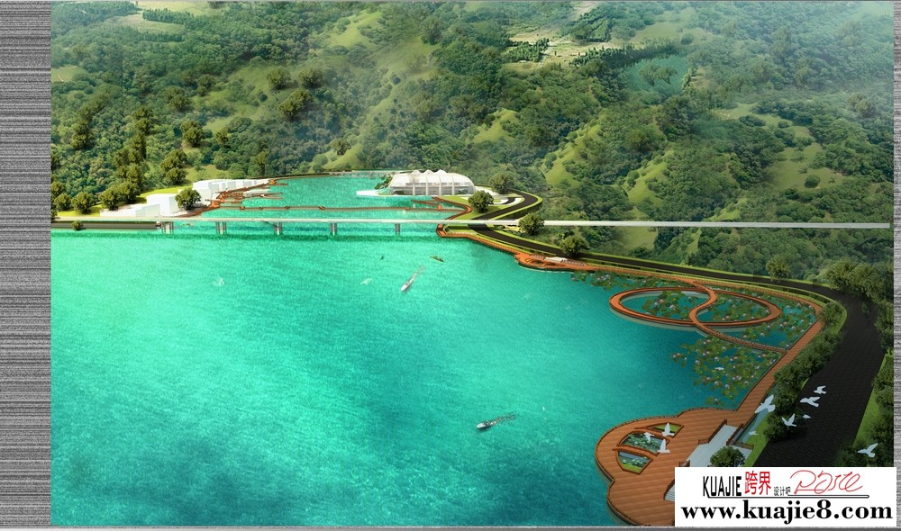 武当山新区 太极湖栈道景观-6