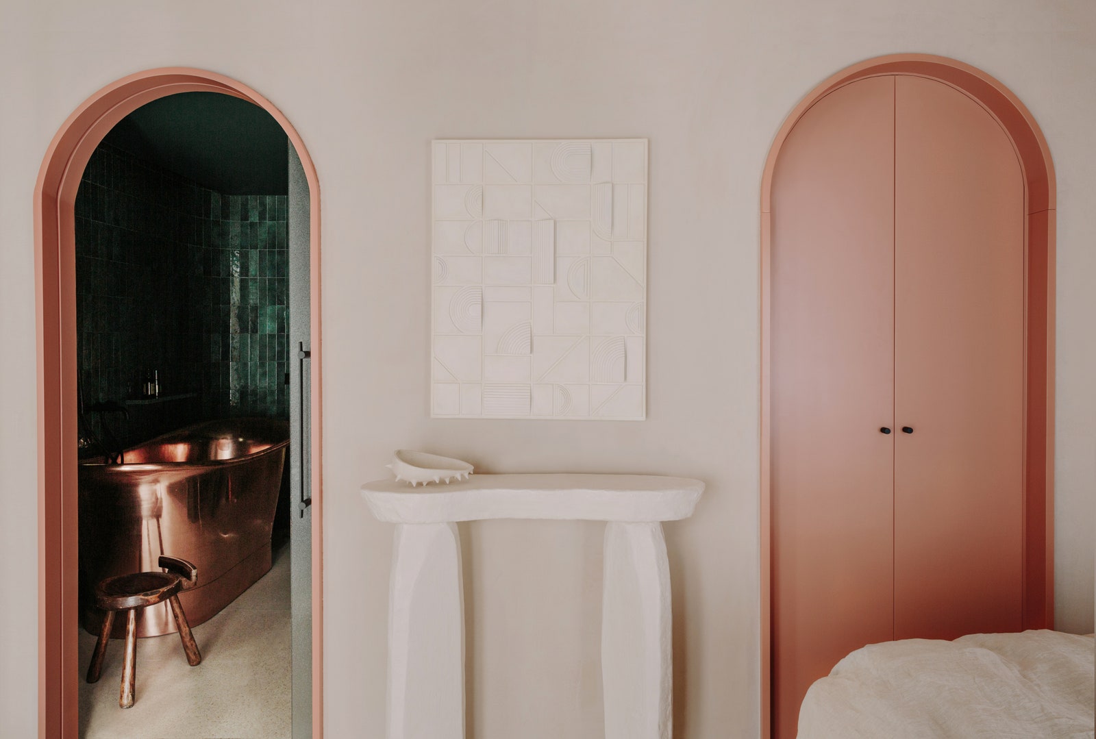 曲线之美 | 巴塞罗那 60 平米海滨风格公寓设计-5