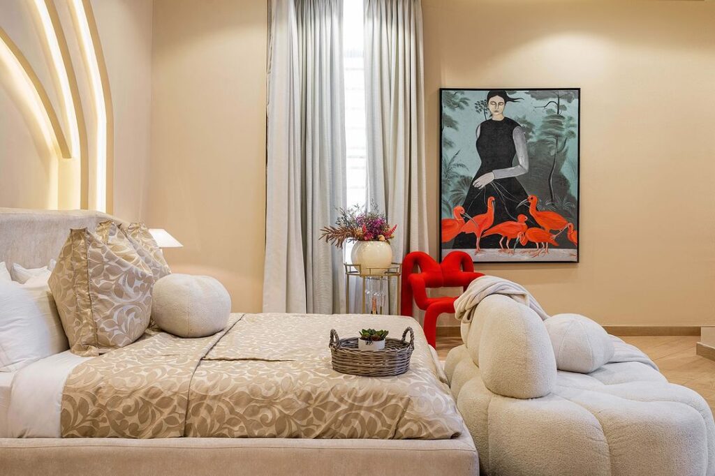 尼日利亚奢华中性风卧室项目丨Serdamol Interiors-8