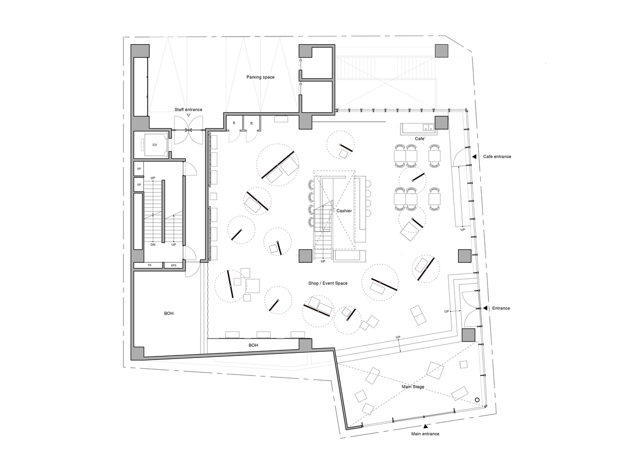 东京时尚区的“戏院”商店丨日本东京丨Haruki Oku Design,PANPROJECTS-46