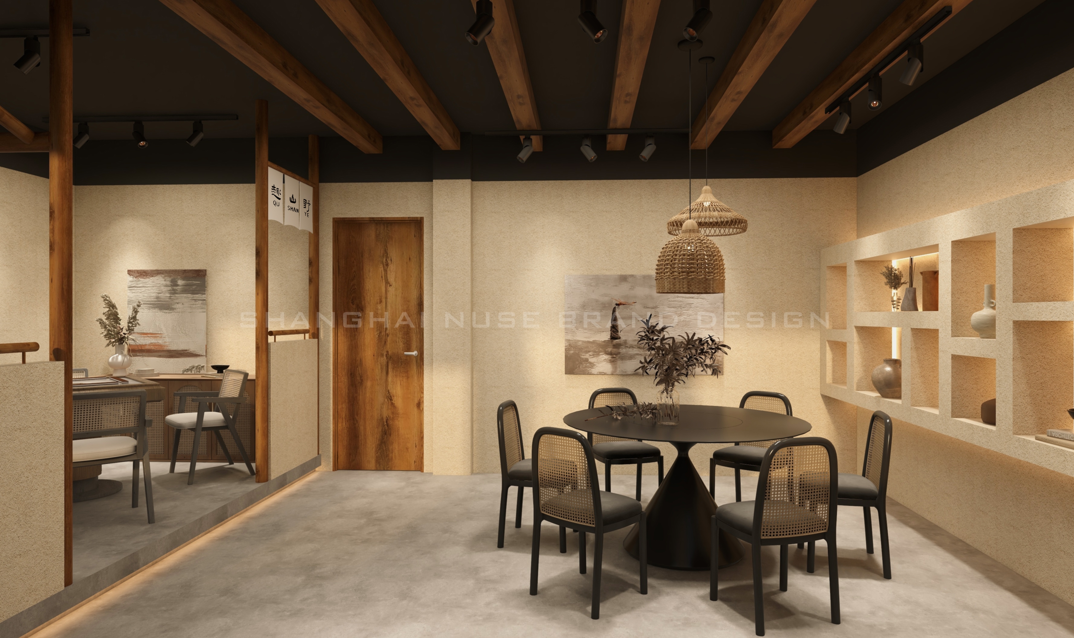 治愈系乡野烤肉空间丨木村空间设计有限公司-20