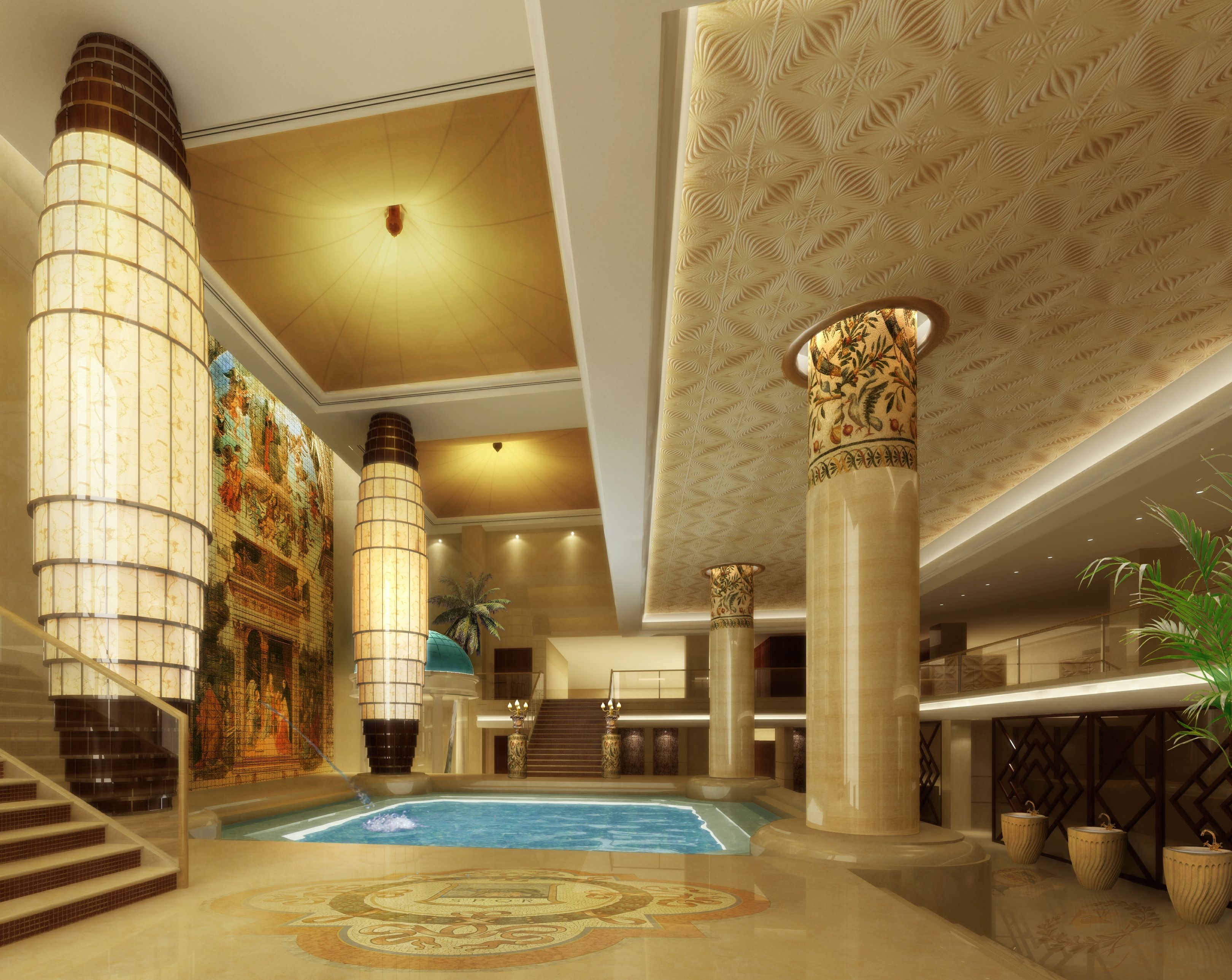 蒙古风情酒店设计 工装设计-22