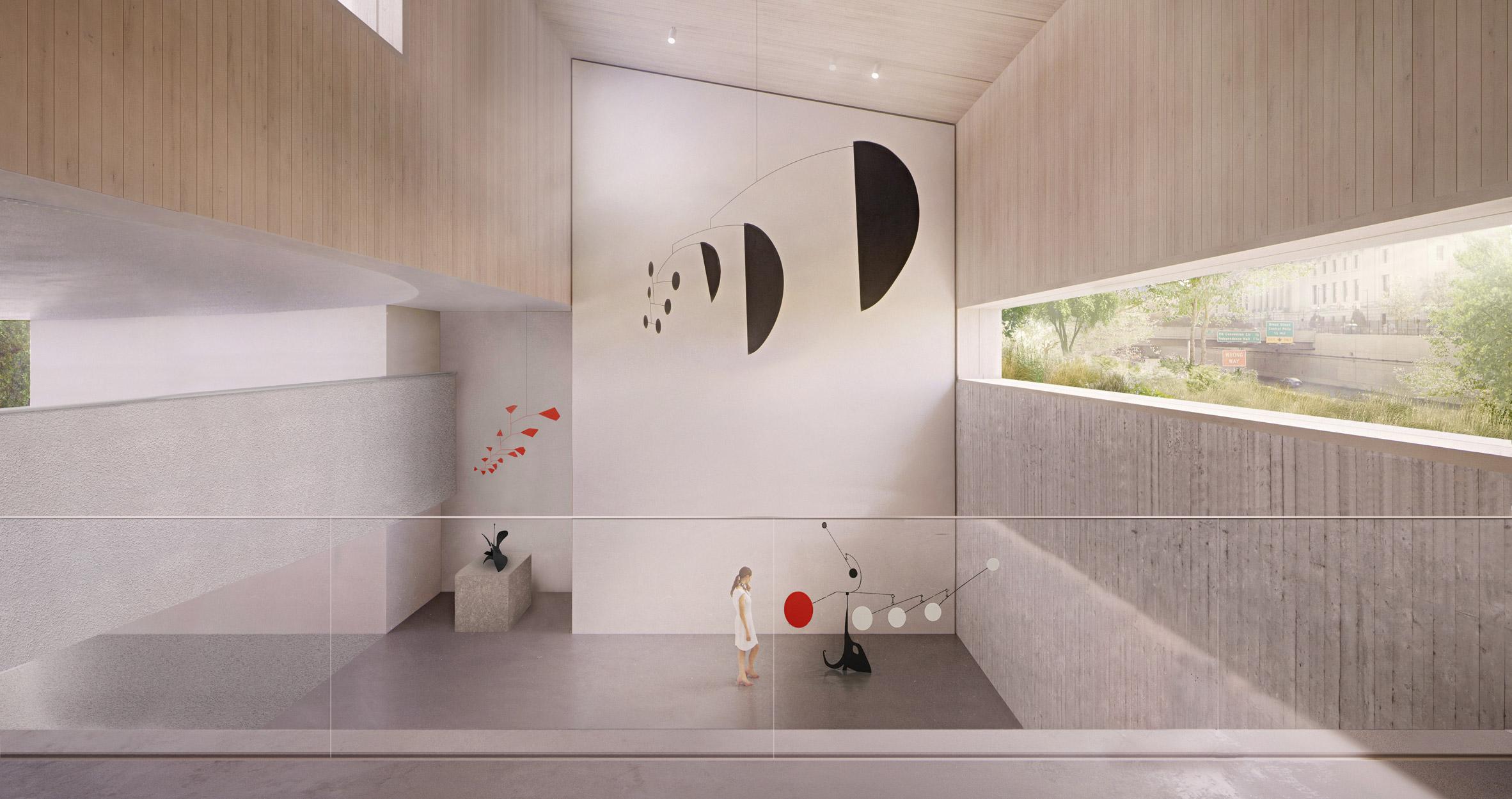 费城 Calder 花园 | 地下画廊与自然共生的艺术空间-14