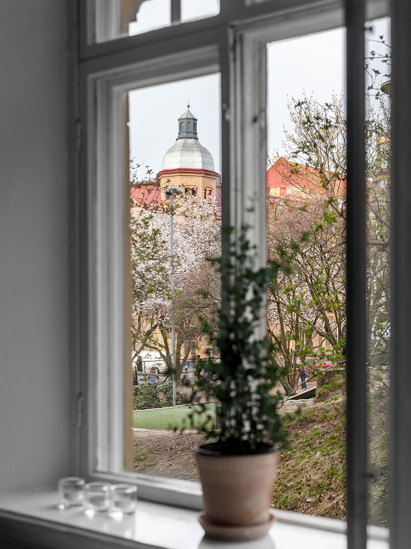 瑞典哥德堡 38 平米白色公寓，迷你空间大魅力-8