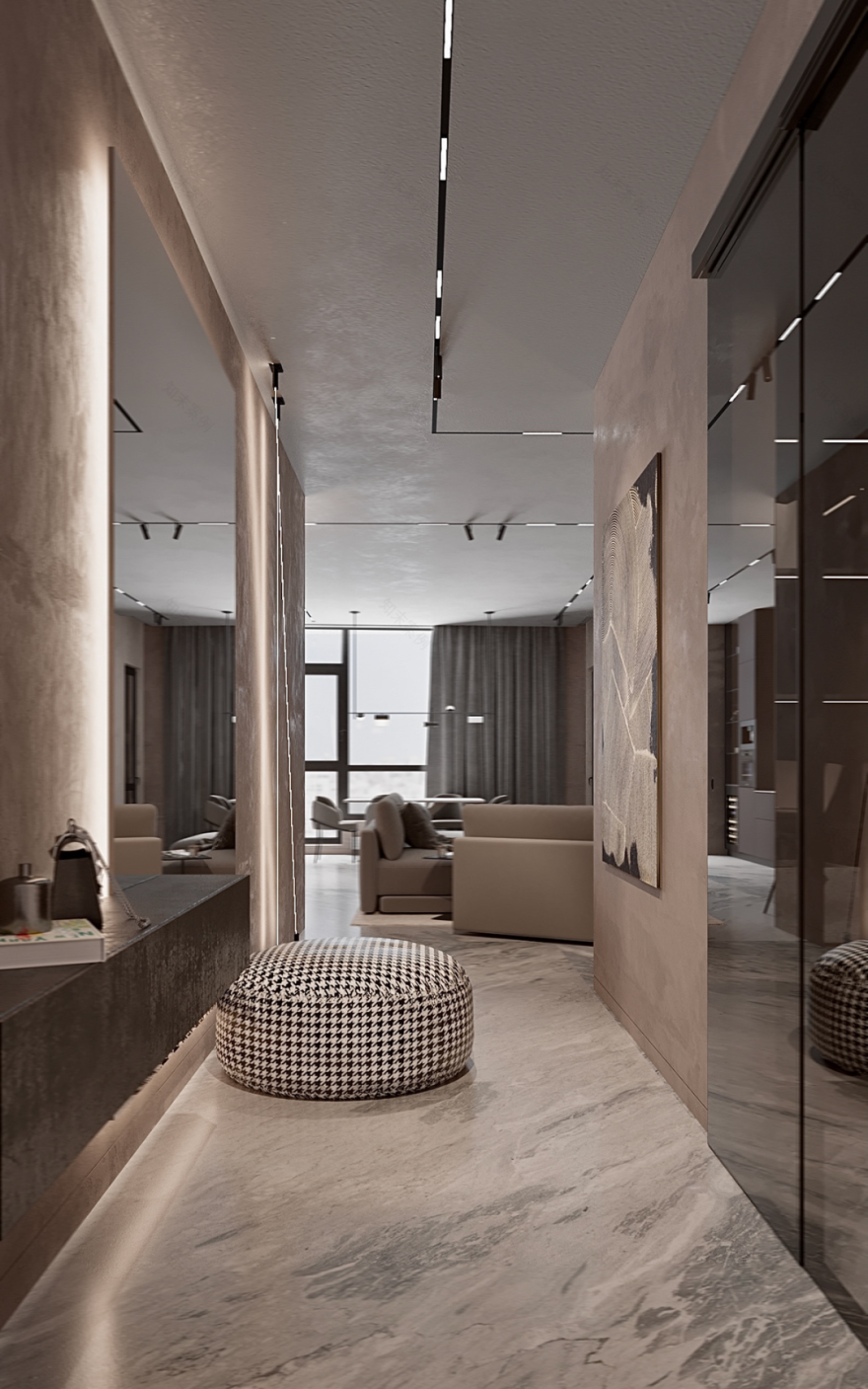 自然裸色舒适公寓-19