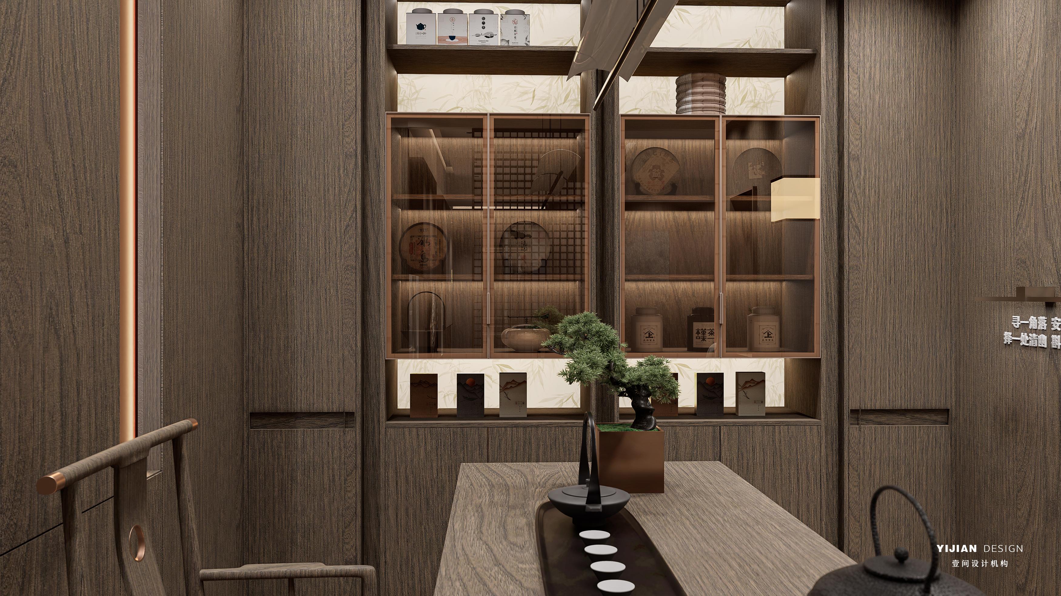 即遇木作×壹间设计丨中国张家口丨山东壹间家居设计机构-36