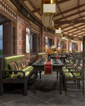 ĐỒ ÁN NỘI THẤT 5 : RESTAURANT DESIGN (THỦY ĐÌNH QUÁN)