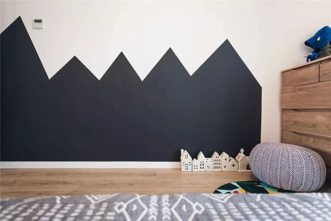 80㎡北欧日式小清新，客厅投影打造家庭影院！-39